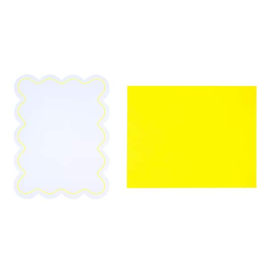 4.25" x 5.5" Wavy-Edge Flat Card & Envelope Sets